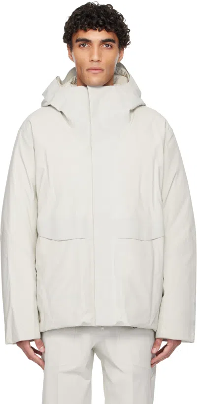 Veilance Gray Sorin Down Jacket In White