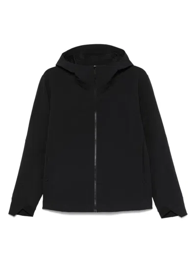 Veilance Hooded Jacket In Black