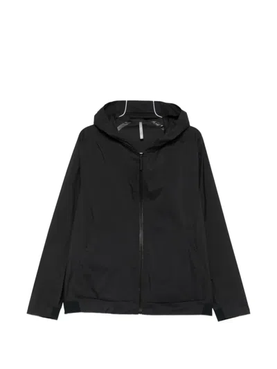 Veilance Hooded Ripstop Jacket In Black
