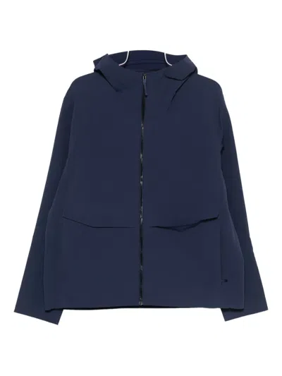 Veilance Kapuzenjacke Mit Reissverschluss In Blue