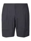 Veilance Concealed Front Fastening Grey Bermuda Shorts