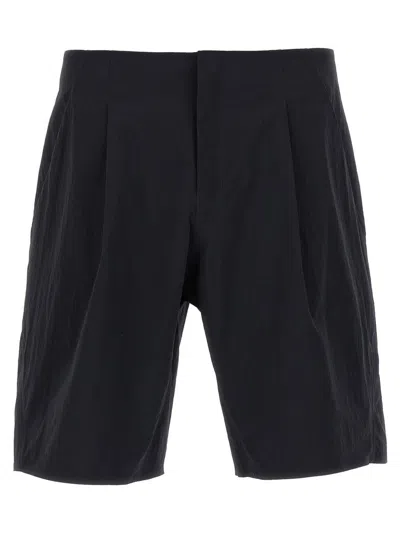 Veilance Black Stretch Nylon Secant Bermuda Short