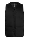 Veilance Black Conduit Down Vest In Black