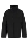 Veilance Black Nylon Field Windbreaker In Blue