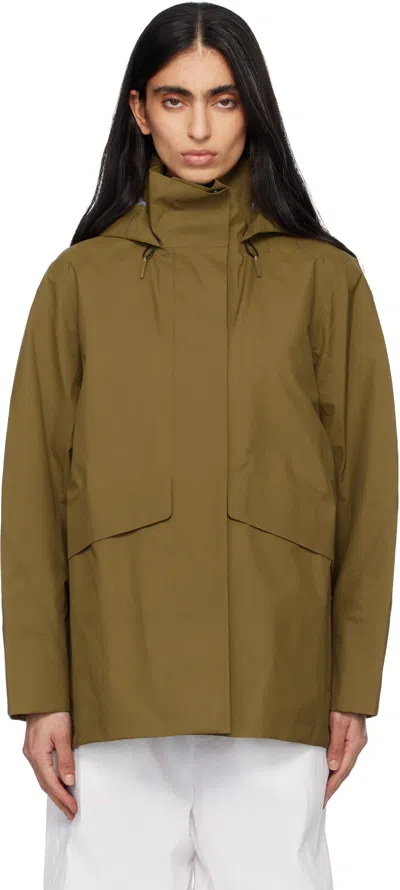 Veilance Khaki Ifora Jacket In Green