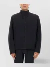 Veilance Lightweight High Collar Long Sleeve Jacket In Black