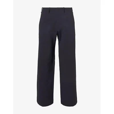 Veilance Mens Corbel Relaxed Soft-shell Trousers Black In Blue