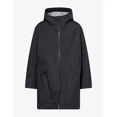 Veilance Mens Monitor Longline Shell Coat Black