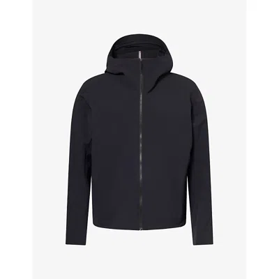 Veilance Mens  Isogon Hooded Shell Jacket In Black