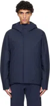 Veilance Navy Altus Down Jacket In Blue