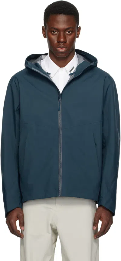 Veilance Navy Arris Jacket In Nightscape