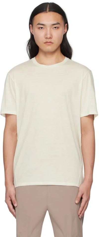 Veilance Off-white Frame T-shirt In Oat Heather
