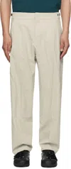 Veilance Off-white Spere Lt Cargo Pants In Dark Cocoon