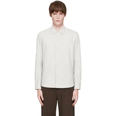 Veilance Off-white Mionn Softshell Overshirt In Neutral