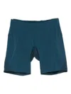 Veilance Panelled Shorts In Blue