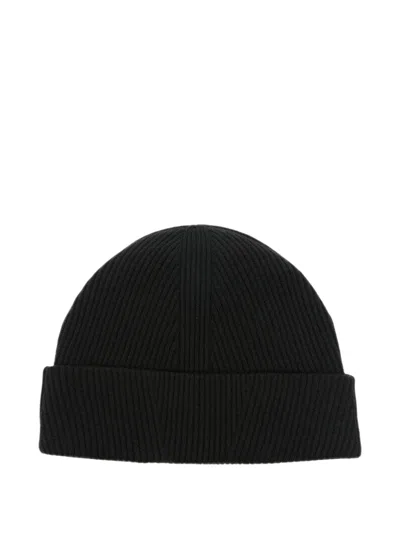 Veilance Ribbed-knit Beanie Hat In Black