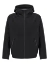 Veilance Hooded Zip-up Jacket In Black