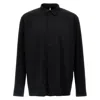 Veilance Long Sleeve Shirt Hidden Button Placket In Black