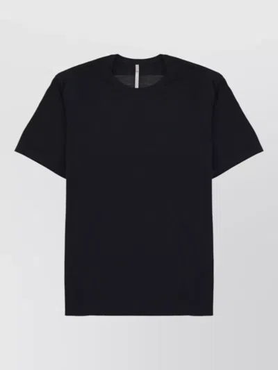 Veilance Short Sleeve Crew Neck Plain Tshirt In Black