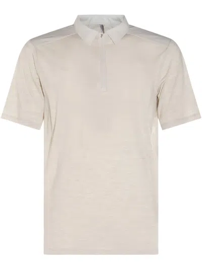Veilance Short-sleeved Polo Shirt In Neutrals