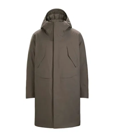 Veilance Sorin Down Parka Men's In Brown