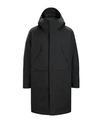 Veilance Sorin Gore-tex Down Parka In Black