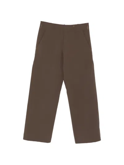 Veilance Straight-leg Trousers In Brown
