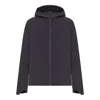 Veilance Hooded Zip-fastening Jacket In Blue