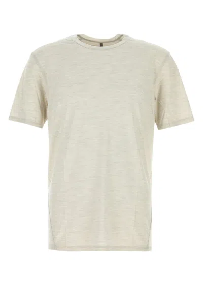 Veilance Melange Light Grey Wool Blend Frame T-shirt In Neutral