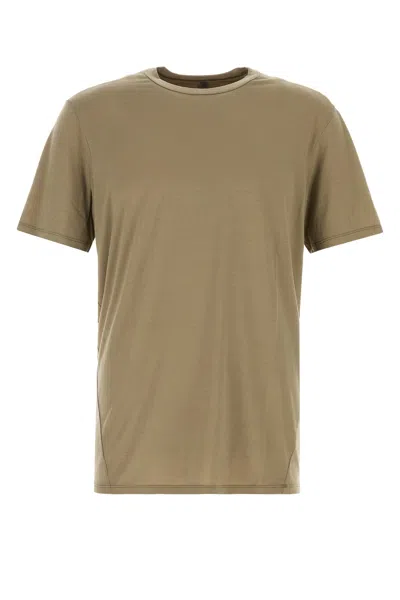 Veilance Khaki Wool Blend Frame T-shirt In Brown