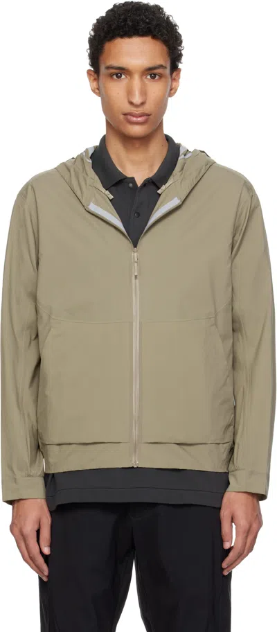 Veilance Taupe Demlo Hoody Jacket