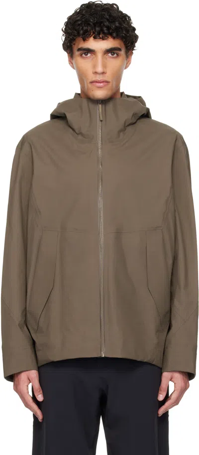 Veilance Taupe Diode Jacket In Green