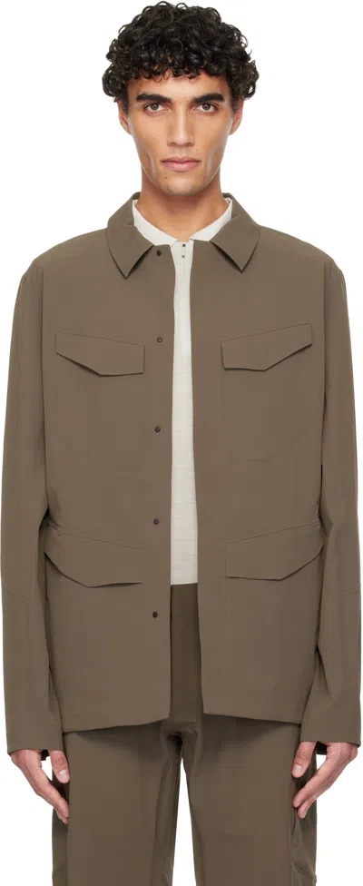 Veilance Taupe Field Softshell Jacket