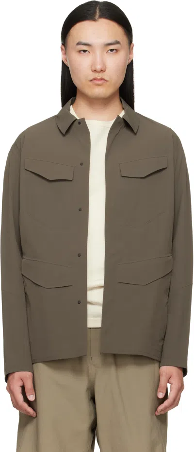 Veilance Taupe Field Softshell Jacket