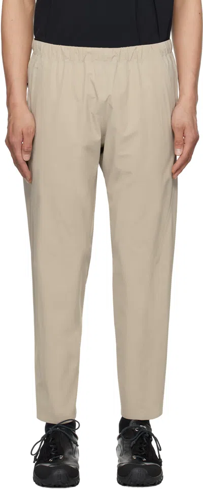 Veilance Taupe Secant Comp Trousers In Rune