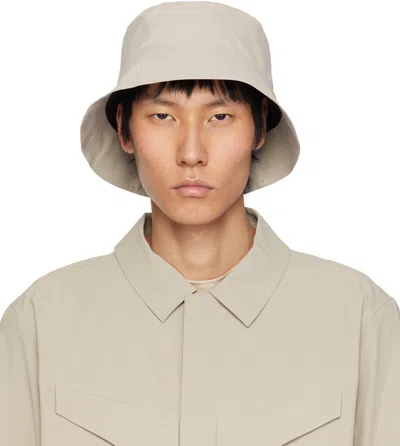 Veilance Taupe Waterproof Bucket Hat In Rune