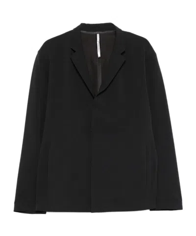 Veilance V-neck Long-sleeved Suit Jacket In Black