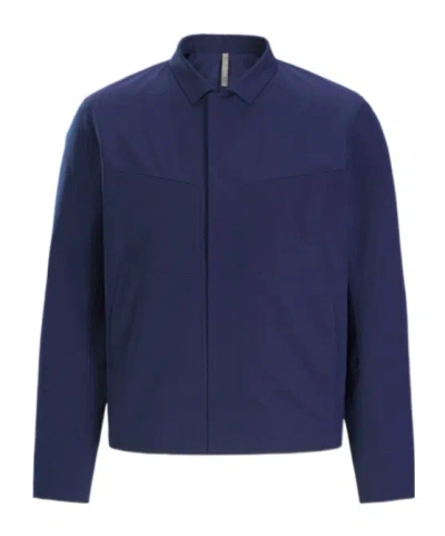 Veilance Voronoi Jacket In Blue