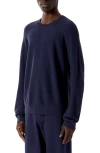 Veilance Wool Blend Sweater In Blue