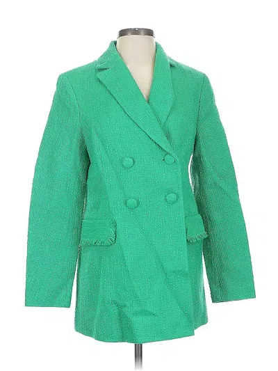 Veiled New York Blazer Jacket In Green
