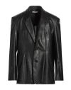 Vein Man Blazer Black Size 5 Polyester In Black