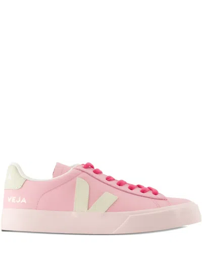 Veja Almond Toe Sneakers In Pink