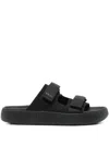 Veja Arpoador Double-strap Suede Sandals In Black