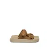 Veja Arpoador Strap Flat Sandals In Brown