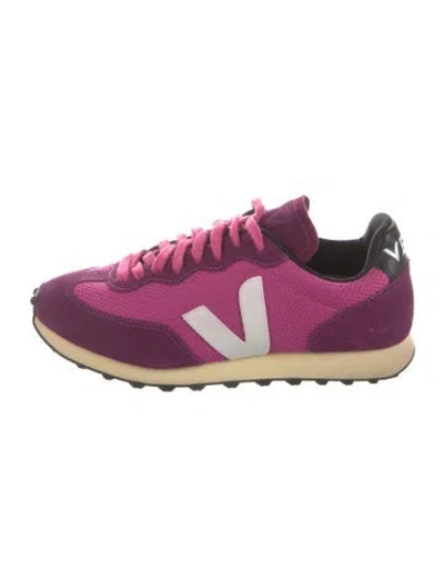 Pre-owned Veja Athletic Sneakers In Pink/purple
