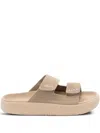 Veja Beige Chunky Platform Logo Sandals In Neutral