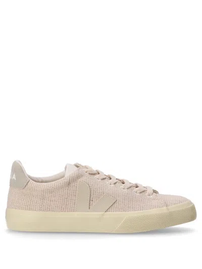 VEJA WOMEN BEIGE LOGO SNEAKERS, 7.5 LUXURY SNEAKERS FOR WOMEN DARVEYS