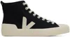 Veja Black Wata Ii Canvas Sneakers In Black_pierre
