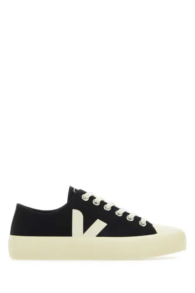 VEJA BLACK CANVAS WATA II SNEAKERS