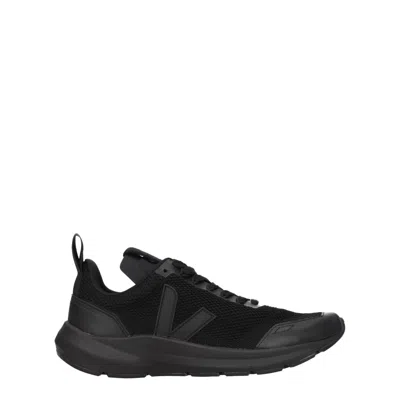 Veja Black Fabric Sneakers